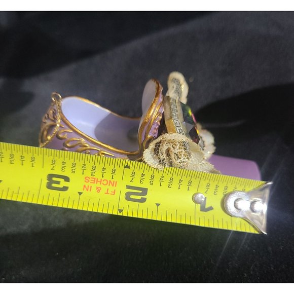 Heirloom Ornaments Shoe, Ashton Drake Miniature Shoe, Victorian Shoe, Ornament S - Picture 3 of 7